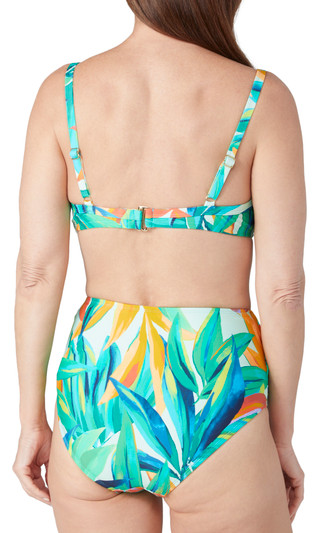 Thumbnail 4: CATALINA Catalina Womens Twist Front High Waist Bikini Bottoms 