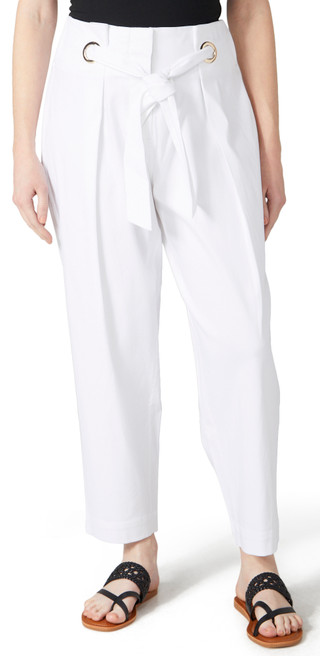 Thumbnail 1: Rafaella Rafaella Petite Pleated Front Tie Pants 