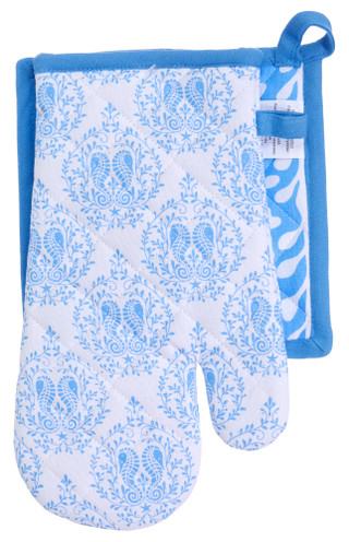 Thumbnail 2: Boston International Boston International 2 Pc Seahorse Oven Mitt and Hot Pad 