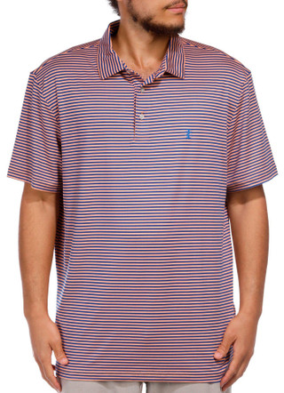 Thumbnail 1: IZOD IZOD Golf Mens Short Sleeve Seamless Striped Print Polo 