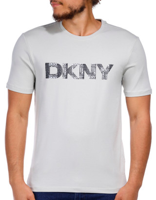 Thumbnail 1: DKNY DKNY Mens Short Sleeve Heavy Metal Logo Tee 