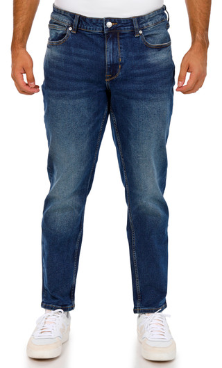 Thumbnail 1: DKNY DKNY Mens Solid Bedford Slim Fit Jeans 