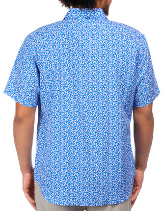 Thumbnail 3: TAILORBYRD Tailorbyrd Men's Short Sleeve Spring Floral Buttoned Shirt 