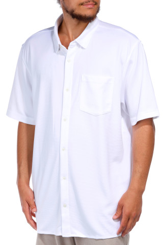 Thumbnail 1: GREG NORMAN Greg Norman Mens Knit Rib Ottoman Polo Shirt 