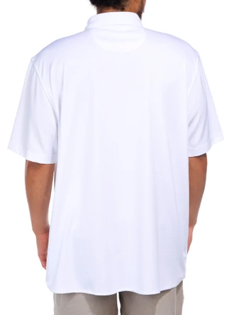 Thumbnail 2: GREG NORMAN Greg Norman Mens Knit Rib Ottoman Polo Shirt 