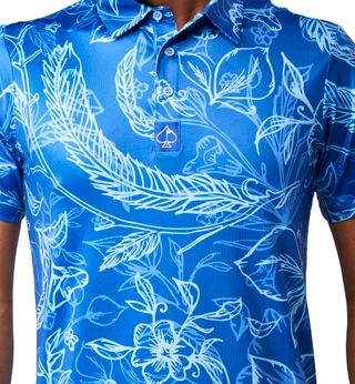 Thumbnail 3: PINS & ACES Pins & Aces Mens Cabo Golf Polo Shirt 
