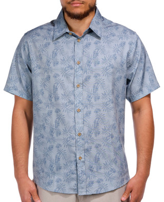 Thumbnail 1: Report Collection Report Collection Men's Short Sleeve Print Woven Sport Shirt 