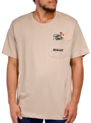 Thumbnail 1: Hurley Hurley Men's Short Sleeve Surf Dude Peek-a-Boo Pocket Tee 