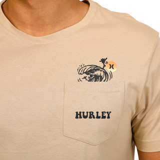 Thumbnail 6: Hurley Hurley Men's Short Sleeve Surf Dude Peek-a-Boo Pocket Tee 