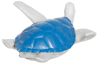 Thumbnail 4: Fancy That Fancy That 12 in Blue Shell Sea Turtle Statue 