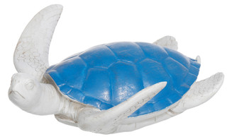Thumbnail 1: Fancy That Fancy That 12 in Blue Shell Sea Turtle Statue 