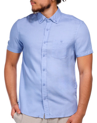 Thumbnail 3: Report Collection Report Collection Men's Short Sleeve Woven Sport Shirt 