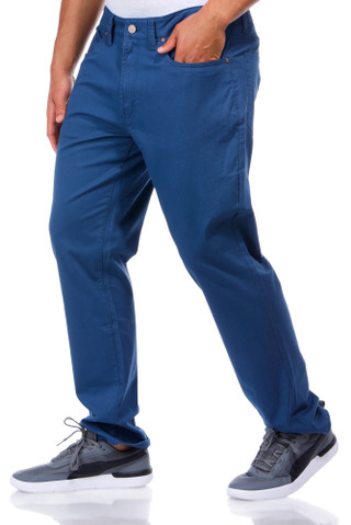 Thumbnail 3: Tailor Vintage Tailor Vintage Mens Solid Stretch Twill 5 Pocket Pants 