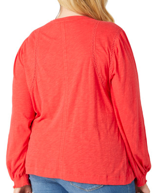 Thumbnail 2: Democracy Democracy Plus Long Sleeve Solid Top 