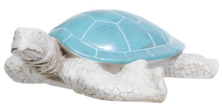Thumbnail 4: Fancy That Fancy That 10 in Blue Shell Sea Turtle Statue 