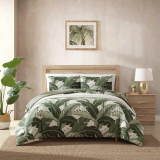 Thumbnail 1: TOMMY BAHAMA Vintage Palms 3-Piece Duvet Cover Set 