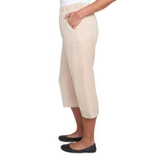 Thumbnail 3: Alfred Dunner Alfred Dunner Womens Patch Pocket Elastic Waist Capris 