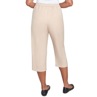 Thumbnail 2: Alfred Dunner Alfred Dunner Womens Patch Pocket Elastic Waist Capris 