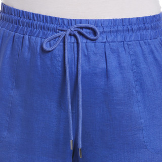 Thumbnail 6: Rafaella Rafaella Petite Wide Leg Drawstring Linen Pants 