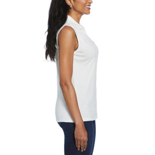 Thumbnail 6: Rafaella Rafaella Womens Solid V-Neck Polo 