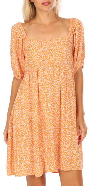 Thumbnail 2: BILLABONG Juniors Floral Lil Dreamer Babydoll Dress 