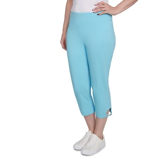 Thumbnail 4: Hearts of Palm Hearts of Palm Womens Tummy Control Capris 