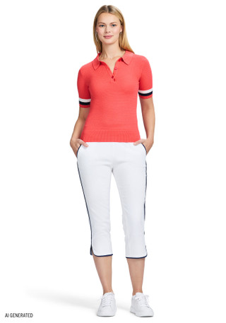 Thumbnail 5: IZOD IZOD Womens Raquel Short Sleeve Sweater Polo 