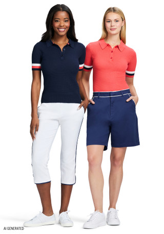Thumbnail 6: IZOD IZOD Womens Raquel Short Sleeve Sweater Polo 