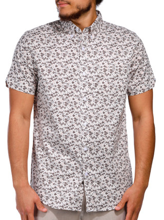 Thumbnail 2: Ben Sherman Ben Sherman Men's Floral Digi Print Short Sleeve Shirt 