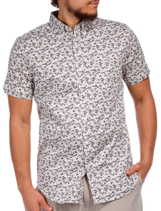 Thumbnail 6: Ben Sherman Ben Sherman Men's Floral Digi Print Short Sleeve Shirt 
