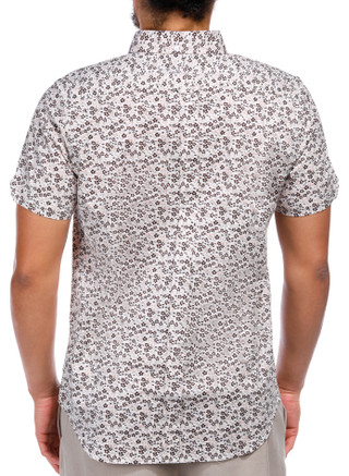 Thumbnail 4: Ben Sherman Ben Sherman Men's Floral Digi Print Short Sleeve Shirt 