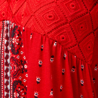 Thumbnail 2: Absolutely Famous Absolutely Famous Womens Sleeveless Red Americana Dress 