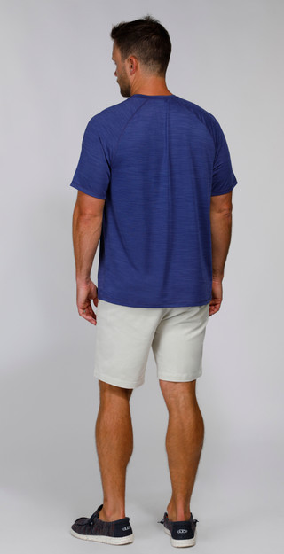 Thumbnail 2: REEL LEGENDS Reel Legends Mens Seaside Reel Chill Short Sleeve Top 