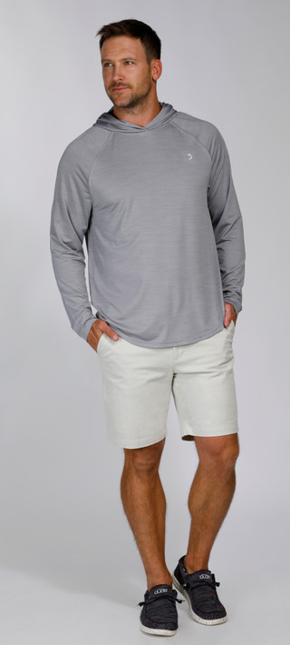 Thumbnail 4: REEL LEGENDS Reel Legends Mens Seaside Reel Chill Hoodie Long Sleeve Top 