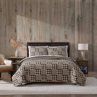 Thumbnail 1: Eddie Bauer Eddie Bauer Gingham Patchwork Quilt & Sham Set 