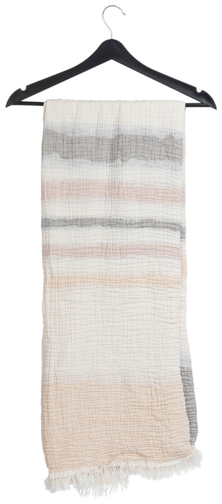 Thumbnail 3: Zest Kitchen + Home Zest Kitchen + Home 50x70 Golfe Striped Throw Blanket 