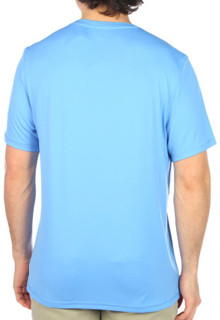Thumbnail 2: REEL LEGENDS Reel Legends Mens UPF 50+ Solid Reel-Tec Short Sleeve Shirt 