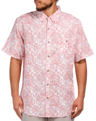 Thumbnail 1: Weatherproof Weatherproof Men's Print Short Sleeve Buttoned Shirt 