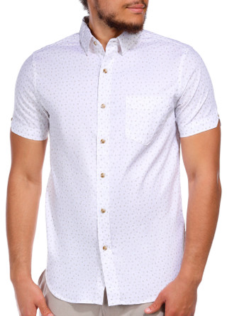 Thumbnail 6: Ben Sherman Ben Sherman Men's Short Sleeve Buttoned Print Shirt 