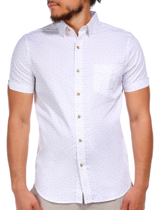 Thumbnail 2: Ben Sherman Ben Sherman Men's Short Sleeve Buttoned Print Shirt 