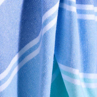 Thumbnail 2: Coastal Home Coastal Home 38x64 Fouta Stripe Beach Towel 