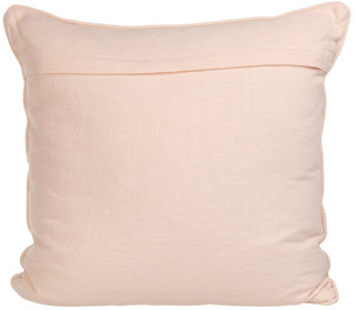Thumbnail 4: PD HOME PD Home 20x20 Blush Embroidered Floral Decorative Pillow 