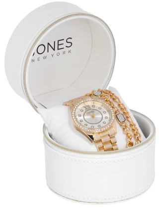 Thumbnail 2: JONES NEW YORK Jones New York Womens 3-Piece Boxed Watch Set 