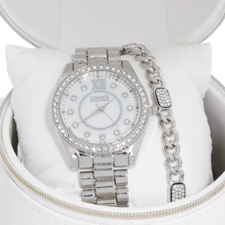 Thumbnail 4: JONES NEW YORK Jones New York Womens 3-Piece Boxed Watch Set 