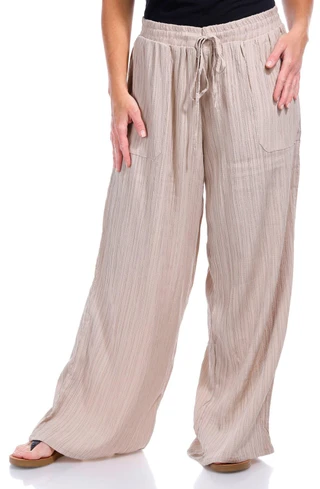 Thumbnail 1: RUNWAY READY Runway Ready Womens Crinkle Textured Casual Pants 