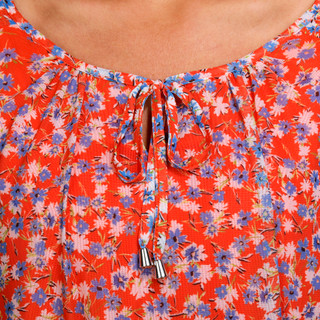 Thumbnail 3: Skyes The Limit Skye's The Limit Womens Short Sleeve Tiered Mesh Top 