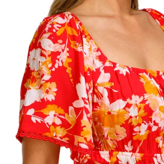 Thumbnail 6: Luxology Luxology Womens Short Sleeve Floral Dress 