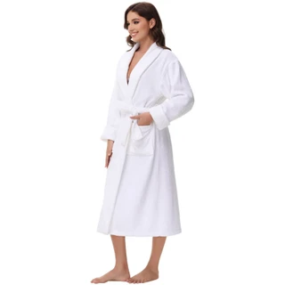 Thumbnail 4: Ink + Ivy INK + IVY Womens Solid Cotton Terry Robe 