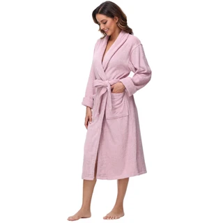 Thumbnail 4: Ink + Ivy INK + IVY Womens Solid Cotton Terry Robe 