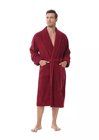 Thumbnail 2: Ink + Ivy INK + IVY Mens Solid Cotton Robe 
